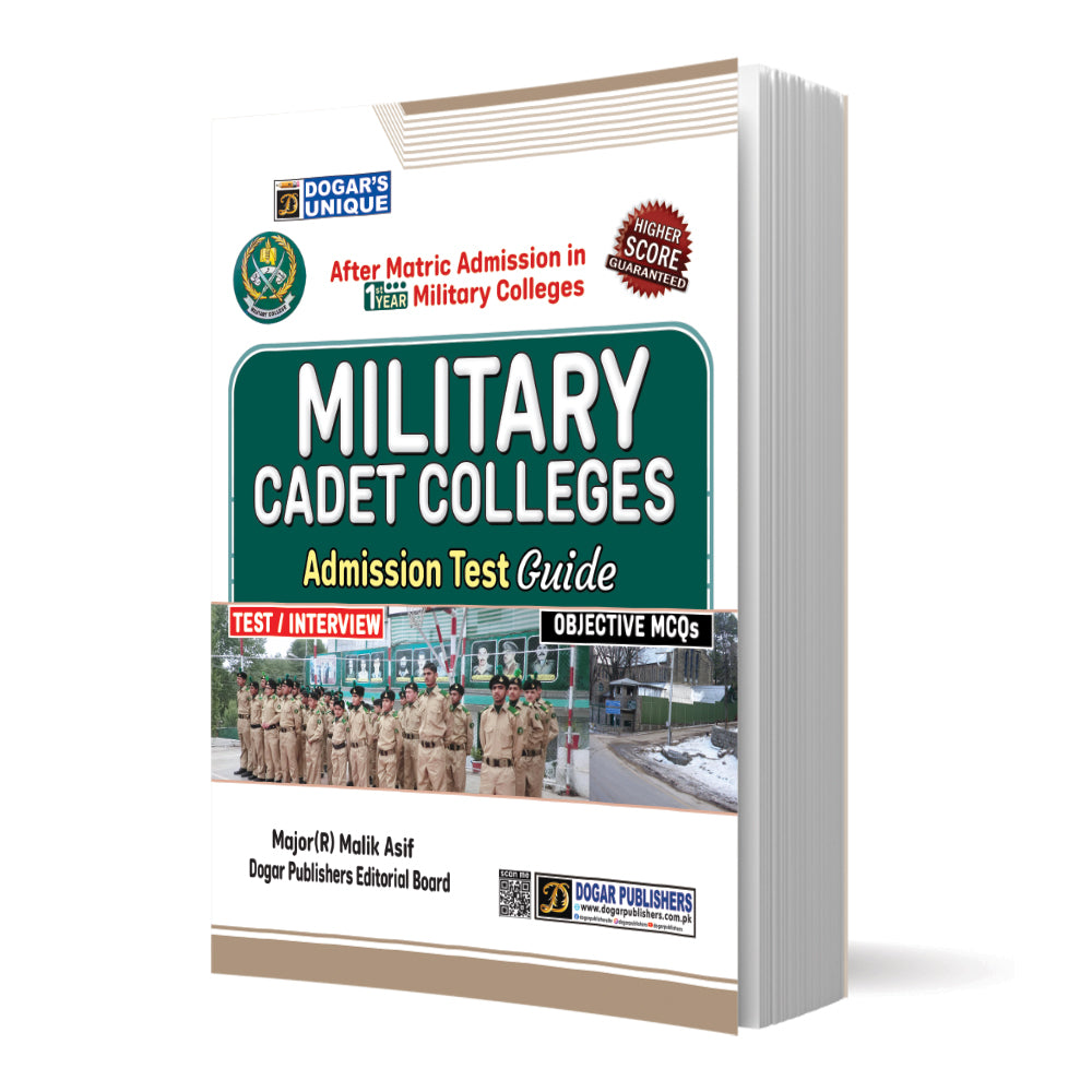 Military Cadet Colleges Admission & Interview Guide (After 1st Year) – Test + MCQs