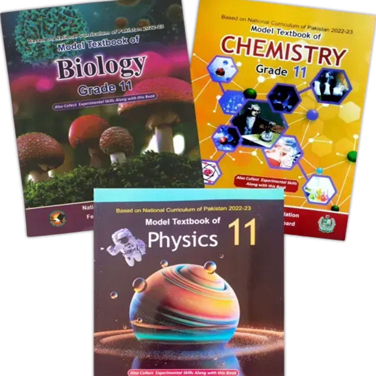 Federal Board Class 11 Science Book Set – Biology, Chemistry & Physics (New Edition) | NBF | FBISE