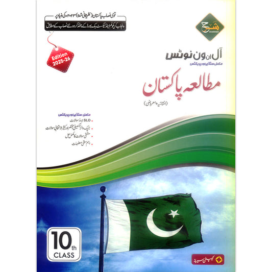 Mutala Pakistan Sharah – All-in-One Notes (Captain Series) – Class 10 – Punjab Board (2025 Edition)