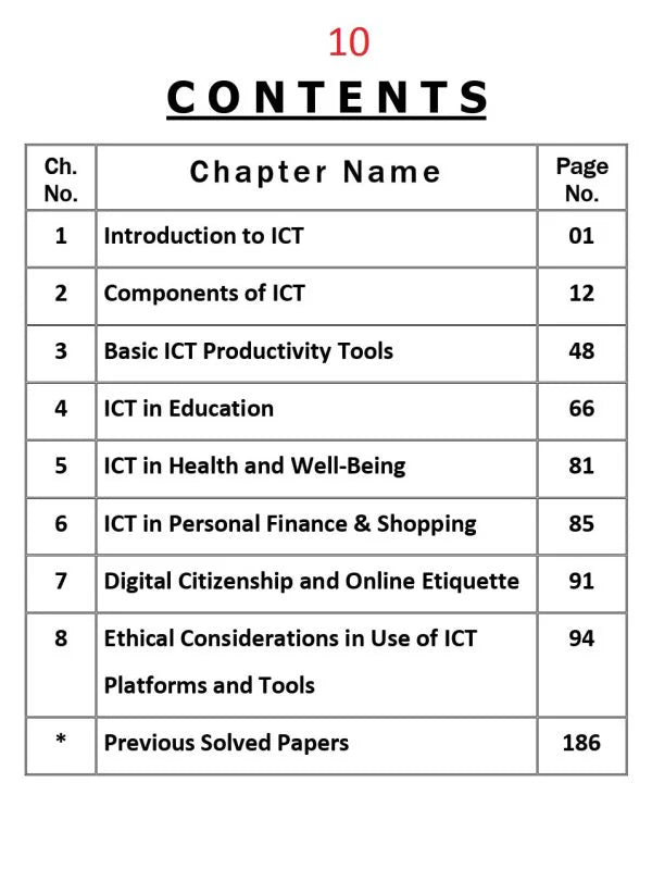 Applications of Information and Communication Technology ICT Book for ADA and ADS by Ghulam Irtaza Sheikh