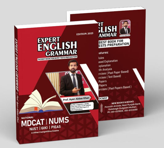 Expert English Grammar for MDCAT & Competitive Exams – By Prof. Ayan Abbas Khan (2025 Edition)