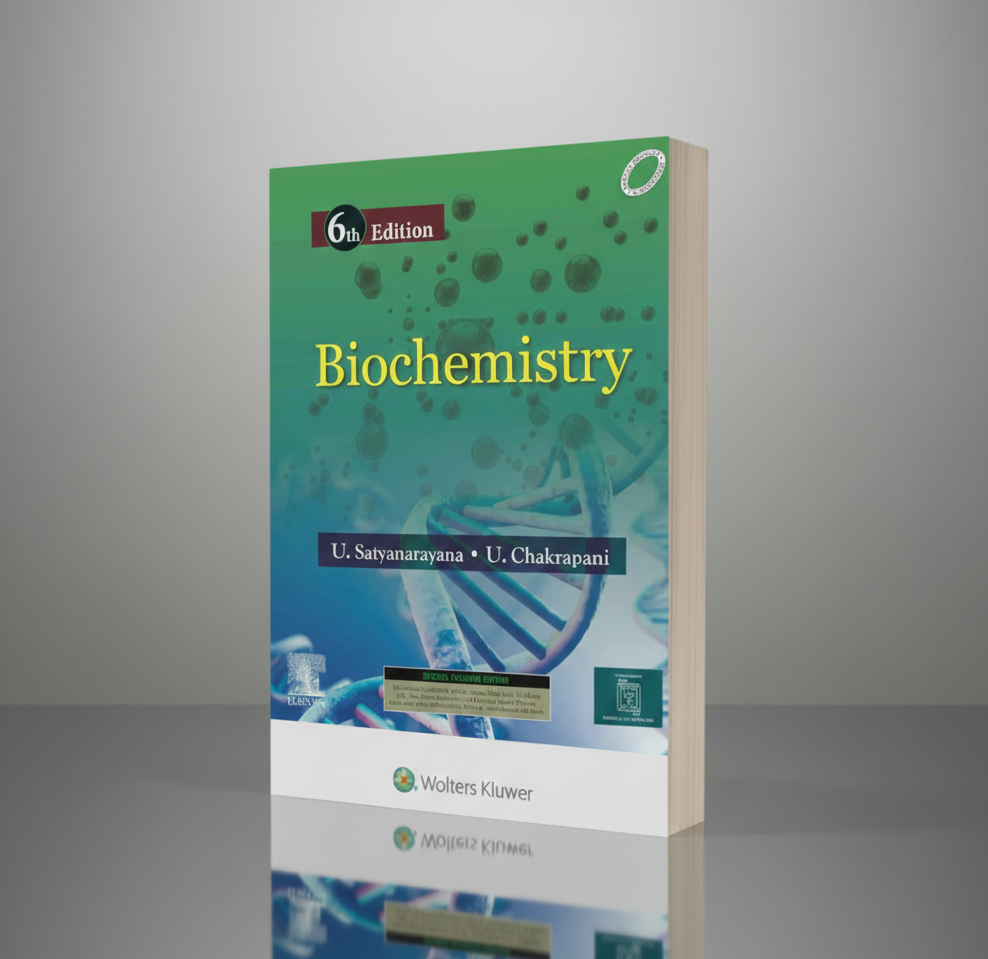 Biochemistry Latest Sixth Edition by U. Satyanarayana and U. Chakrapani – Top Rated Medical Textbook for MBBS and BDS in Pakistan