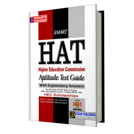 HAT Guide – HEC Scholarship (M.Phil. / PhD) Test Preparation – Dogar Publishers