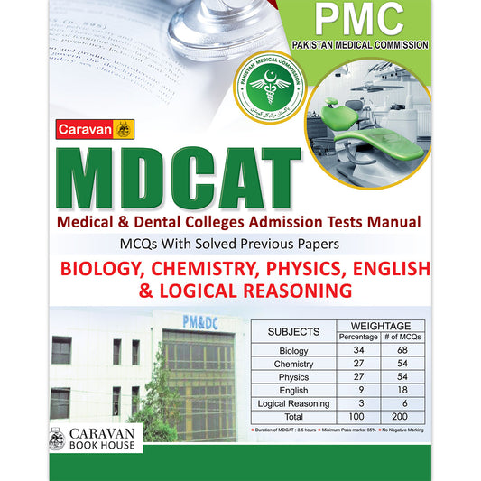 Caravan MDCAT MCQs With Solved Past Papers & Key Concepts – Latest Edition