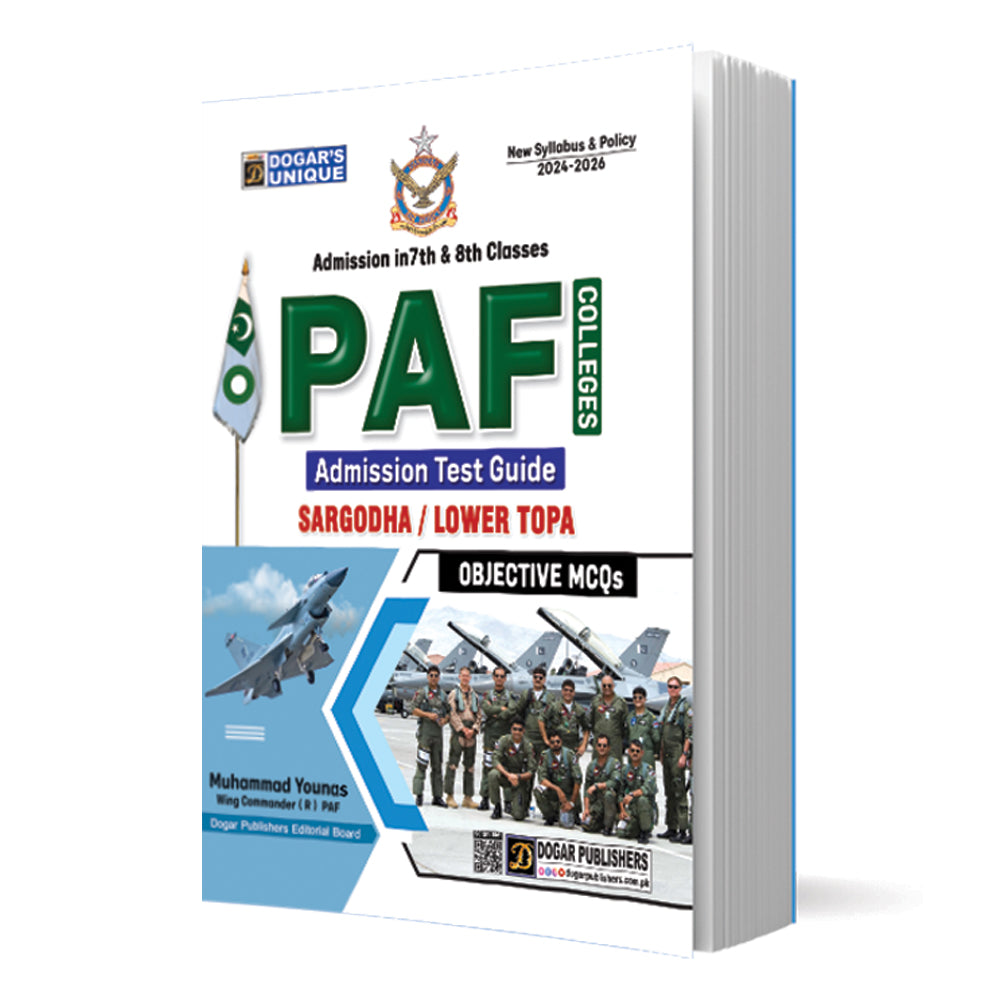 PAF School Admission Guide (Class 7 & 8) – Dogar's Unique by Dogar Publishers