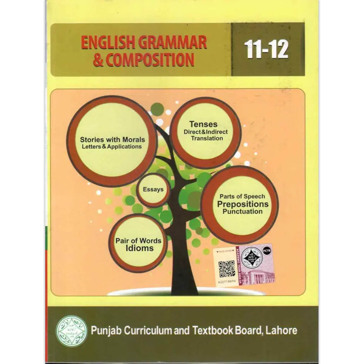 English Grammar & Composition Class 11–12 Textbook – Punjab Board (PTB) – Combined Edition