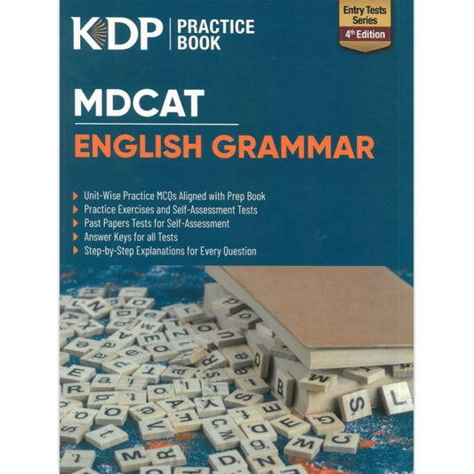 KIPS English Grammar Practice Book – MDCAT Entry Test Series 2025 (KDP Edition) | dealbox.pk